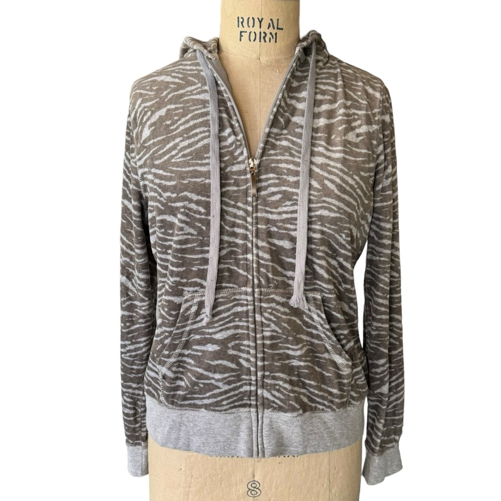 Vintage Y2K Velour Zebra Tracksuit